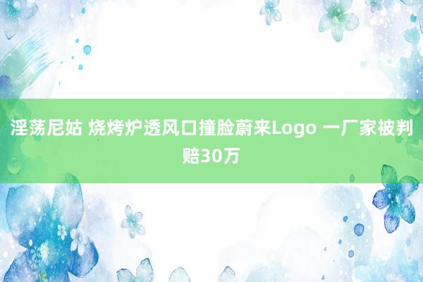 淫荡尼姑 烧烤炉透风口撞脸蔚来Logo 一厂家被判赔30万
