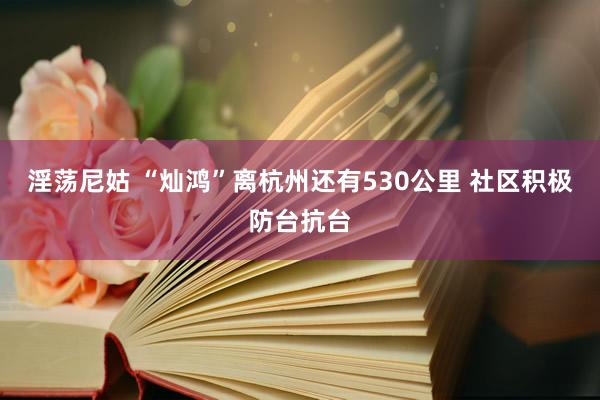 淫荡尼姑 “灿鸿”离杭州还有530公里 社区积极防台抗台