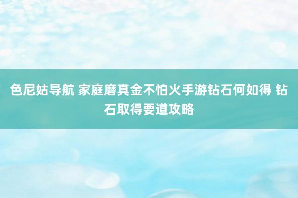 色尼姑导航 家庭磨真金不怕火手游钻石何如得 钻石取得要道攻略
