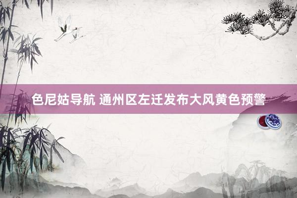色尼姑导航 通州区左迁发布大风黄色预警
