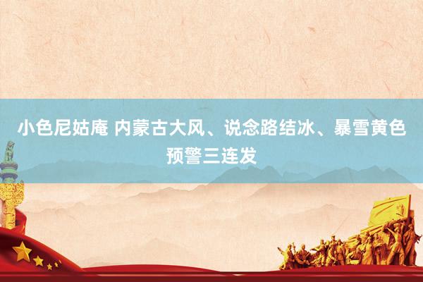 小色尼姑庵 内蒙古大风、说念路结冰、暴雪黄色预警三连发