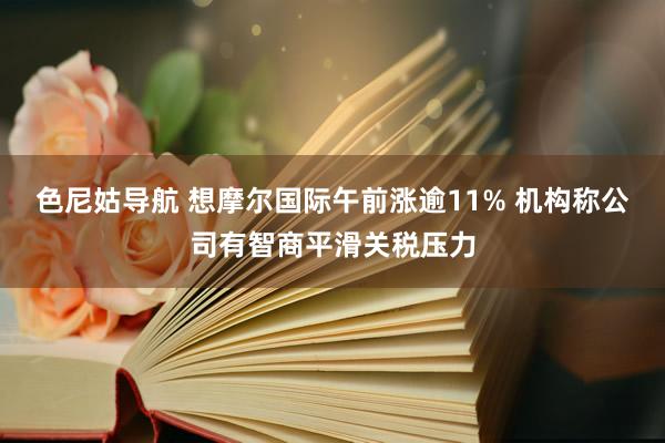 色尼姑导航 想摩尔国际午前涨逾11% 机构称公司有智商平滑关税压力